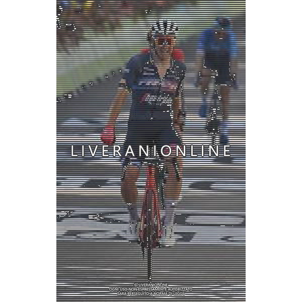 15-07-2022 Tour De France; Tappa 13 Bourg D\'oisans - Saint-etienne; 2022, Trek - Segafredo; Pedersen, Mads; Saint-etienne; ©SIROTTI/AGENZIA ALDO LIVERANI SAS