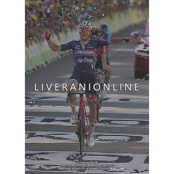 15-07-2022 Tour De France; Tappa 13 Bourg D\'oisans - Saint-etienne; 2022, Trek - Segafredo; Pedersen, Mads; Saint-etienne; ©SIROTTI/AGENZIA ALDO LIVERANI SAS