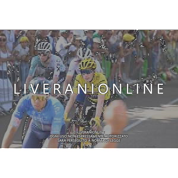 15-07-2022 Tour De France; Tappa 13 Bourg D\'oisans - Saint-etienne; 2022, Jumbo - Visma; Vingegaard, Jonas; Saint-etienne; ©SIROTTI/AGENZIA ALDO LIVERANI SAS