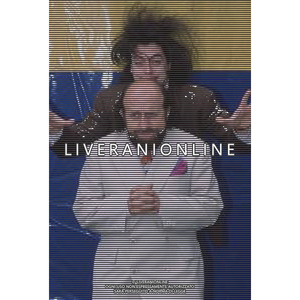 RETROSPETTIVA ENRICO BERUSCHI COMICO NELLA FOTO NEL 1992 ©ARCHIVIO AG ALDO LIVERANI SAS