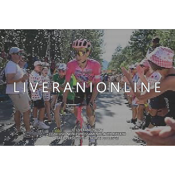 16-07-2022 Tour De France; Tappa 14 Saint-etienne - Mende; 2022, Ef Education - Easypost; Powless, Neilson; Cote De La Croix Neuve; ©SIROTTI/AGENZIA ALDO LIVERANI SAS