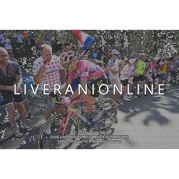 16-07-2022 Tour De France; Tappa 14 Saint-etienne - Mende; 2022, Ef Education - Easypost; Bettiol, Alberto; Cote De La Croix Neuve; ©SIROTTI/AGENZIA ALDO LIVERANI SAS