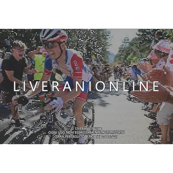 16-07-2022 Tour De France; Tappa 14 Saint-etienne - Mende; 2022, Groupama - Fdj; Gaudu, David; Cote De La Croix Neuve; ©SIROTTI/AGENZIA ALDO LIVERANI SAS