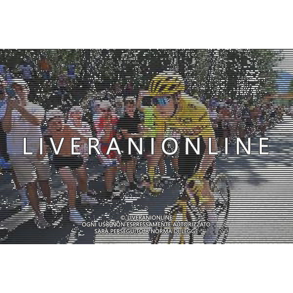 16-07-2022 Tour De France; Tappa 14 Saint-etienne - Mende; 2022, Jumbo - Visma; Vingegaard, Jonas; Cote De La Croix Neuve; ©SIROTTI/AGENZIA ALDO LIVERANI SAS
