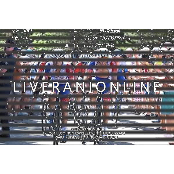16-07-2022 Tour De France; Tappa 14 Saint-etienne - Mende; 2022, Groupama - Fdj; Madouas, Valentin; Duchesne, Antoine; Cote De La Croix Neuve; ©SIROTTI/AGENZIA ALDO LIVERANI SAS