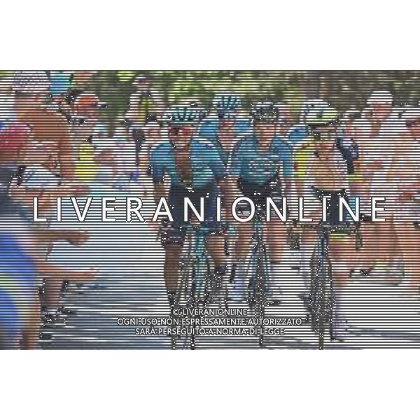 16-07-2022 Tour De France; Tappa 14 Saint-etienne - Mende; 2022, Astana - Qazaqstan; 2022, Beb Hotels - Pb Ktm; Velasco, Ivan, Murillo; Schonberger, Sebastian; Cote De La Croix Neuve; ©SIROTTI/AGENZIA ALDO LIVERANI SAS
