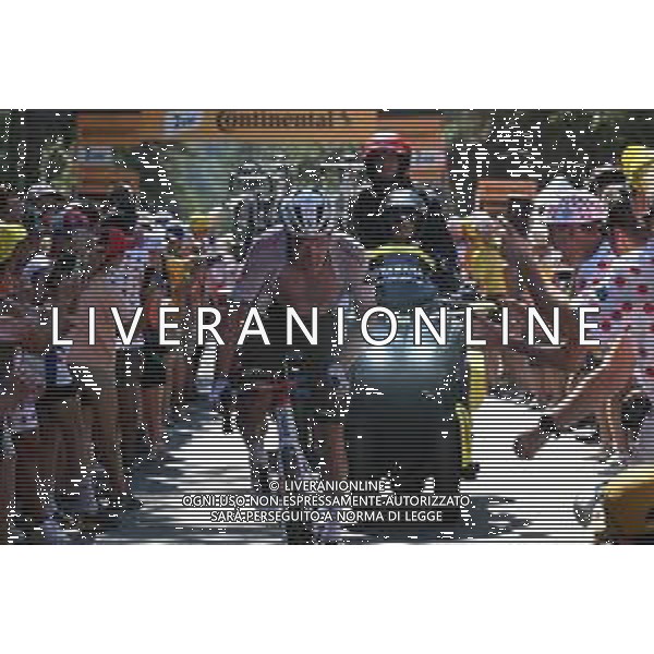 16-07-2022 Tour De France; Tappa 14 Saint-etienne - Mende; 2022, Ag2r - Citroen; Jungels, Bob; Cote De La Croix Neuve; ©SIROTTI/AGENZIA ALDO LIVERANI SAS