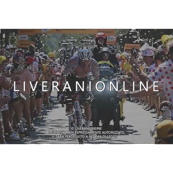 16-07-2022 Tour De France; Tappa 14 Saint-etienne - Mende; 2022, Ag2r - Citroen; Jungels, Bob; Cote De La Croix Neuve; ©SIROTTI/AGENZIA ALDO LIVERANI SAS