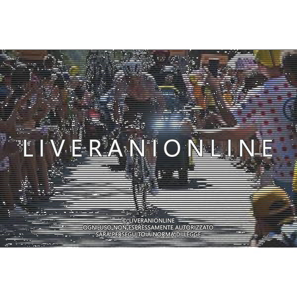 16-07-2022 Tour De France; Tappa 14 Saint-etienne - Mende; 2022, Ag2r - Citroen; Jungels, Bob; Cote De La Croix Neuve; ©SIROTTI/AGENZIA ALDO LIVERANI SAS