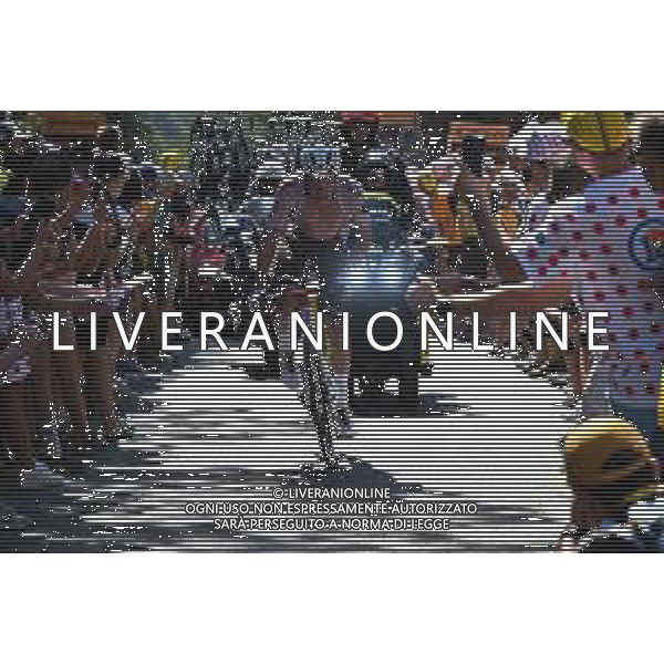 16-07-2022 Tour De France; Tappa 14 Saint-etienne - Mende; 2022, Ag2r - Citroen; Jungels, Bob; Cote De La Croix Neuve; ©SIROTTI/AGENZIA ALDO LIVERANI SAS