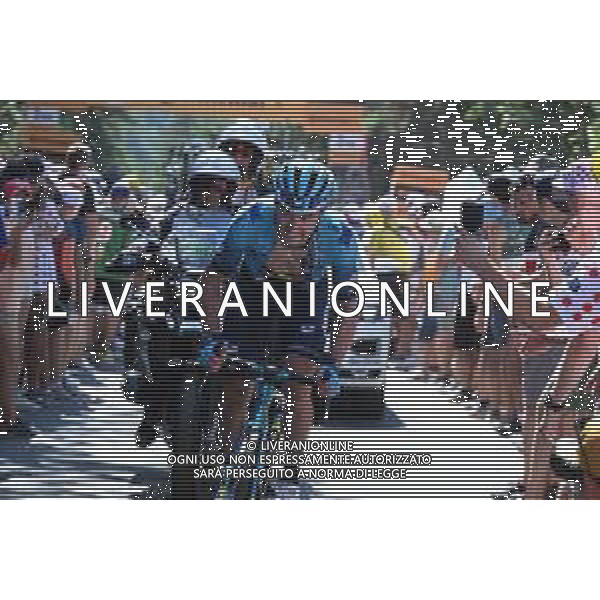 16-07-2022 Tour De France; Tappa 14 Saint-etienne - Mende; 2022, Astana - Qazaqstan; Lutsenko, Alexey; Cote De La Croix Neuve; ©SIROTTI/AGENZIA ALDO LIVERANI SAS
