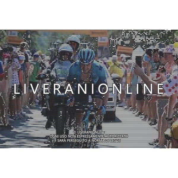 16-07-2022 Tour De France; Tappa 14 Saint-etienne - Mende; 2022, Astana - Qazaqstan; Lutsenko, Alexey; Cote De La Croix Neuve; ©SIROTTI/AGENZIA ALDO LIVERANI SAS