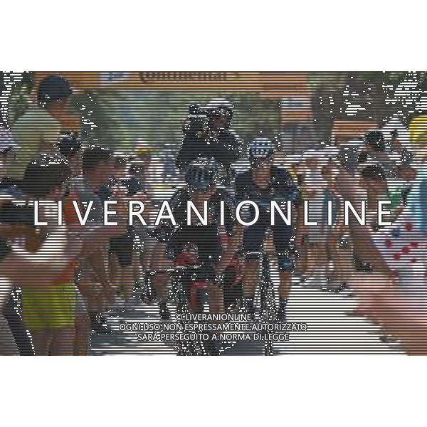 16-07-2022 Tour De France; Tappa 14 Saint-etienne - Mende; 2022, Dsm; 2022, Movistar; Bardet, Romain; Mas, Enric; Cote De La Croix Neuve; ©SIROTTI/AGENZIA ALDO LIVERANI SAS