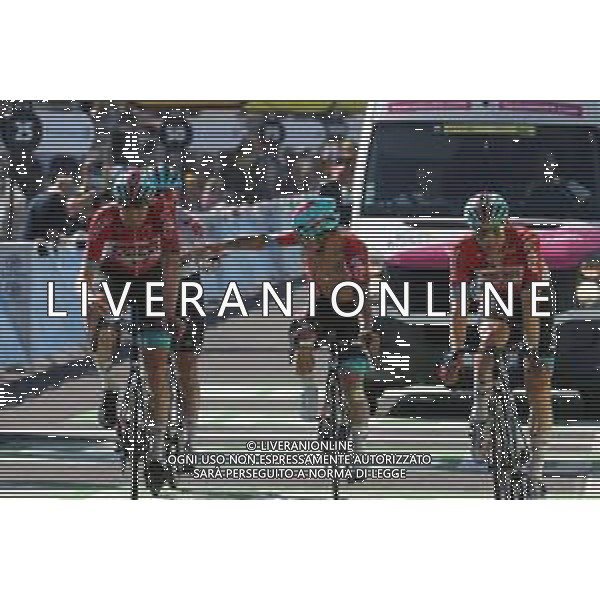 16-07-2022 Tour De France; Tappa 14 Saint-etienne - Mende; 2022, Lotto - Soudal; Ewan, Caleb; Frison, Frederik; Wellens, Tim; Reinardt Janse, Van Rensburg; Mende; ©SIROTTI/AGENZIA ALDO LIVERANI SAS