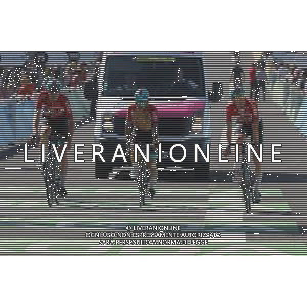 16-07-2022 Tour De France; Tappa 14 Saint-etienne - Mende; 2022, Lotto - Soudal; Ewan, Caleb; Frison, Frederik; Wellens, Tim; Mende; ©SIROTTI/AGENZIA ALDO LIVERANI SAS