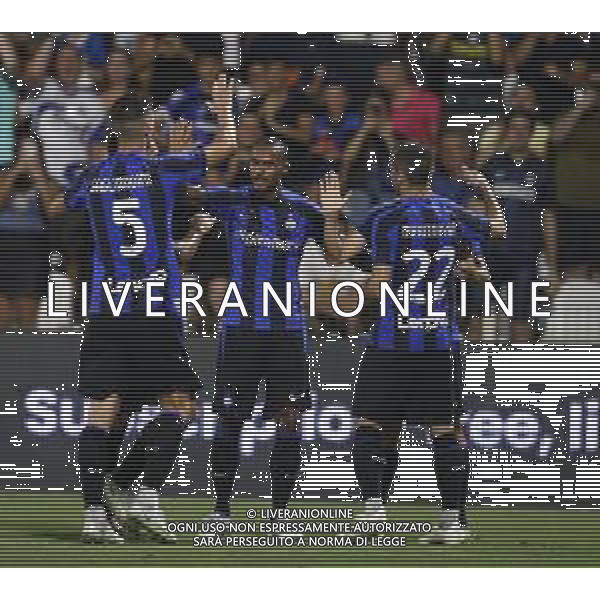 INTER - MONACO AMICHEVOLE PRECAMPIONATO - FERRARA 16.07.2022 NELLA FOTO ESULTANZA INTER DOPO IL GOL ©SANTANDREA/AGENZIA ALDO LIVERANI SAS