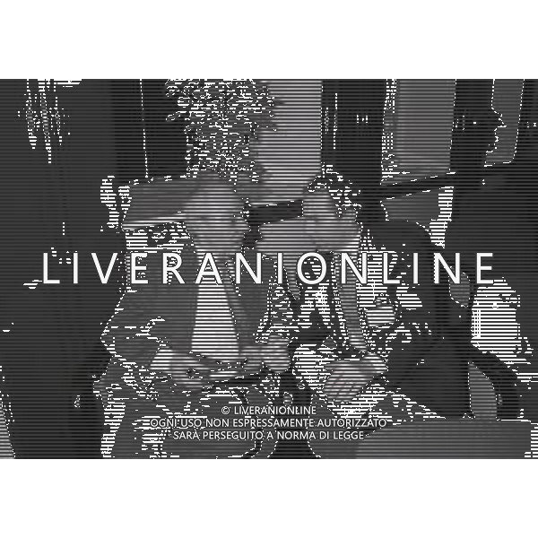 RETROSPETTIVA DOMENICO LUZZARA PRESIDENTE CREMONESE CALCIO NELLA FOTO DOMENICO LUZZARA PRESIDENTE CREMONESE NELL\'ANNO 1993-1994 CON ENRICO MANTOVANI PRESIDENTE SAMPDORIA CALCIO AG ALDO LIVERANI SAS 