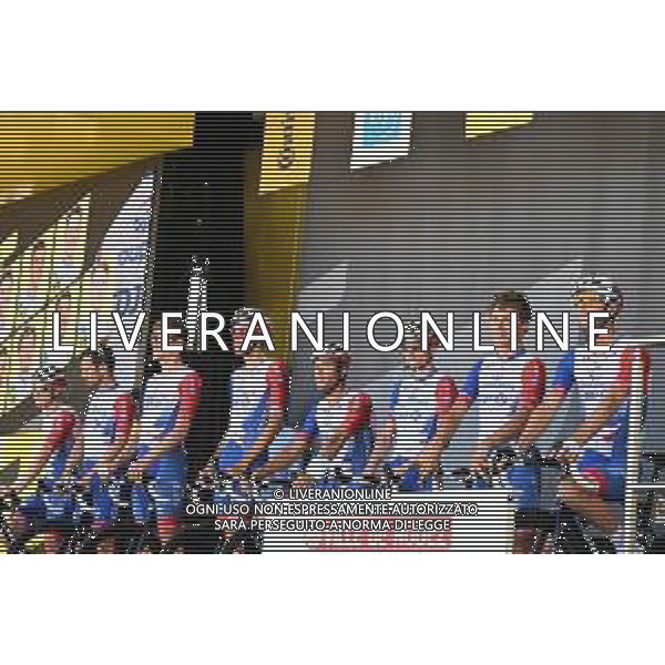 17-07-2022 Tour De France; Tappa 15 Rodez - Carcassonne; 2022, Groupama - Fdj; Rodez; ©SIROTTI/AGENZIA ALDO LIVERANI SAS