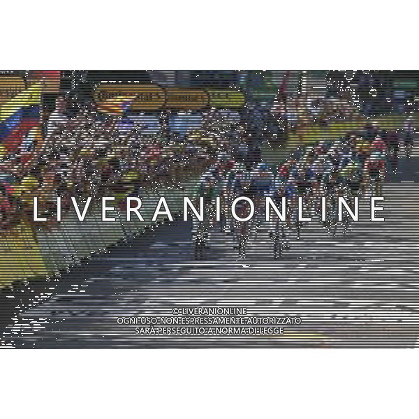 17-07-2022 Tour De France; Tappa 15 Rodez - Carcassonne; 2022, Alpecin - Deceuninck; 2022, Jumbo - Visma; 2022, Trek - Segafredo; Philipsen, Jasper; Van Aert, Wout; Pedersen, Mads; Carcassonne; ©SIROTTI/AGENZIA ALDO LIVERANI SAS