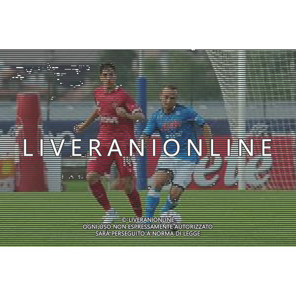 Ritiro Napoli Calcio, Dimaro 2022 Napoli, Perugia Nella foto: Stanislav Lobotka, Samuele Angori Foto Mosca, Ag.Liverani