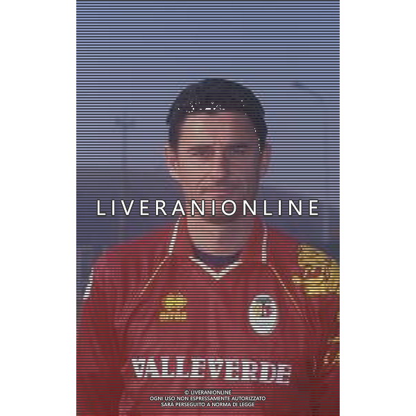 RETROSPETTIVA AGOSTINI MASSIMO CALCIATORE NELLA FOTO MASSIMO AGOSTINI CON LA MAGLIA DEL RAVENNA CALCIO AG ALDO LIVERANI SAS
