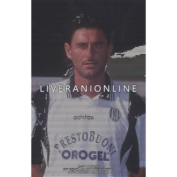 RETROSPETTIVA AGOSTINI MASSIMO CALCIATORE NELLA FOTO MASSIMO AGOSTINI CON LA MAGLIA DEL CESENA CALCIO AG ALDO LIVERANI SAS