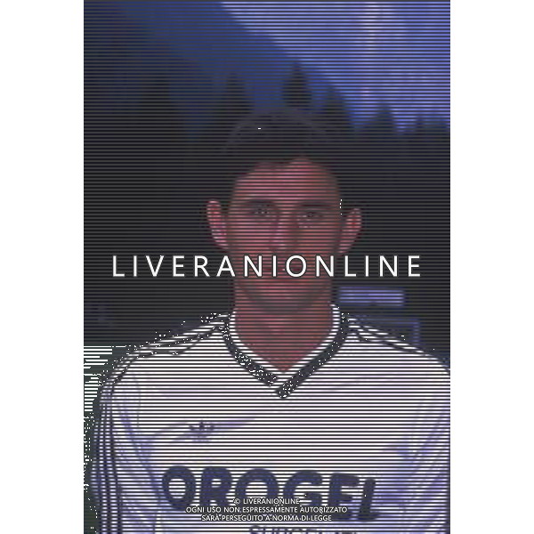 RETROSPETTIVA AGOSTINI MASSIMO CALCIATORE NELLA FOTO MASSIMO AGOSTINI CON LA MAGLIA DEL CESENA CALCIO AG ALDO LIVERANI SAS