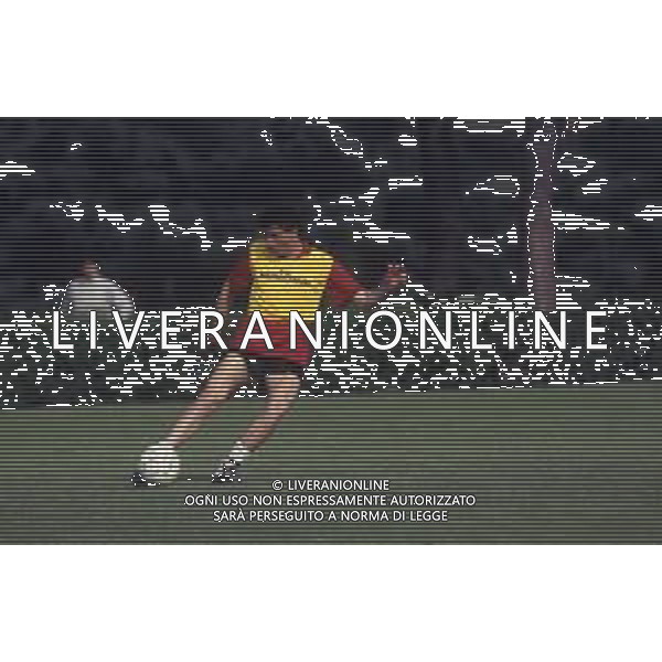 RETROSPETTIVA AGOSTINI MASSIMO CALCIATORE NELLA FOTO MASSIMO AGOSTINI CON LA MAGLIA DEL MILAN CALCIO AG ALDO LIVERANI SAS