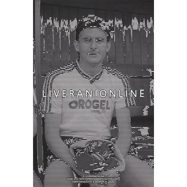 RETROSPETTIVA AGOSTINI MASSIMO CALCIATORE NELLA FOTO MASSIMO AGOSTINI CON LA MAGLIA DEL CESENA CALCIO AG ALDO LIVERANI SAS