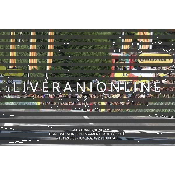 19-07-2022 Tour De France; Tappa 16 Carcassonne - Foix; 2022, Jumbo - Visma; Van Aert, Wout; Vingegaard, Jonas; Foix; ©SIROTTI/AGENZIA ALDO LIVERANI SAS