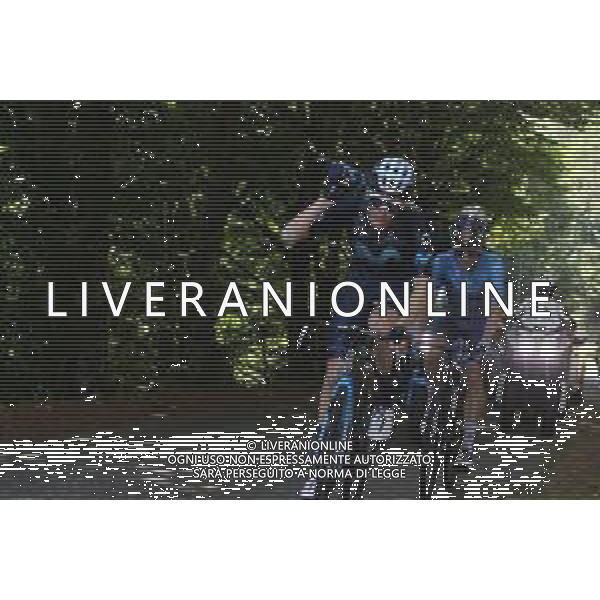 19-07-2022 Tour De France; Tappa 16 Carcassonne - Foix; 2022, Movistar; Jorgenson, Matteo; Mur De Peguere; ©SIROTTI/AGENZIA ALDO LIVERANI SAS