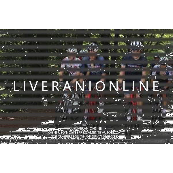 19-07-2022 Tour De France; Tappa 16 Carcassonne - Foix; 2022, Trek - Segafredo; Skujins, Toms; Simmons, Quinn; Mur De Peguere; ©SIROTTI/AGENZIA ALDO LIVERANI SAS