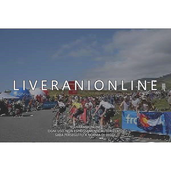 20-07-2022 Tour De France; Tappa 17 Saint Gaudens - Peyragudes; 2022, Uae Emirates; 2022, Jumbo - Visma; Mcnulty, Brandon; Pogacar, Tadej; Vingegaard, Jonas; Peyragudes; ©SIROTTI/AGENZIA ALDO LIVERANI SAS