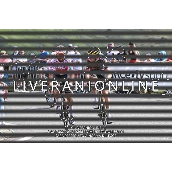 20-07-2022 Tour De France; Tappa 17 Saint Gaudens - Peyragudes; 2022, Cofidis; 2022, Jumbo - Visma; Geschke, Simon; Benoot, Tiesj; Peyragudes; ©SIROTTI/AGENZIA ALDO LIVERANI SAS