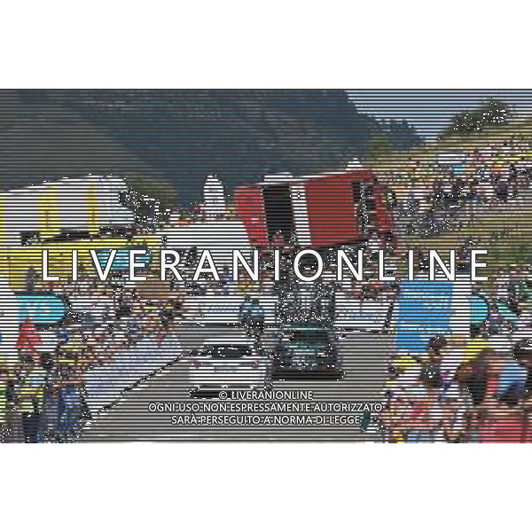 20-07-2022 Tour De France; Tappa 17 Saint Gaudens - Peyragudes; 2022, Beb Hotels - Pb Ktm; Rolland, Pierre; Bonnamour, Franck; Peyragudes; ©SIROTTI/AGENZIA ALDO LIVERANI SAS