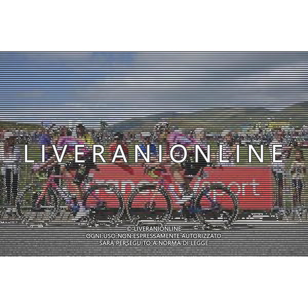 20-07-2022 Tour De France; Tappa 17 Saint Gaudens - Peyragudes; 2022, Ef Education - Easypost; Uran, Rigoberto; Powless, Neilson; Peyragudes; ©SIROTTI/AGENZIA ALDO LIVERANI SAS