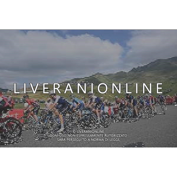 20-07-2022 Tour De France; Tappa 17 Saint Gaudens - Peyragudes; 2022, Quick Step - Alpha Vinyl; Bagioli, Andrea; Cattaneo, Mattia; Peyragudes; ©SIROTTI/AGENZIA ALDO LIVERANI SAS