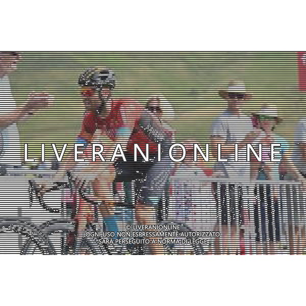 20-07-2022 Tour De France; Tappa 17 Saint Gaudens - Peyragudes; 2022, Bahrain - Victorious; Caruso, Damiano; Peyragudes; ©SIROTTI/AGENZIA ALDO LIVERANI SAS