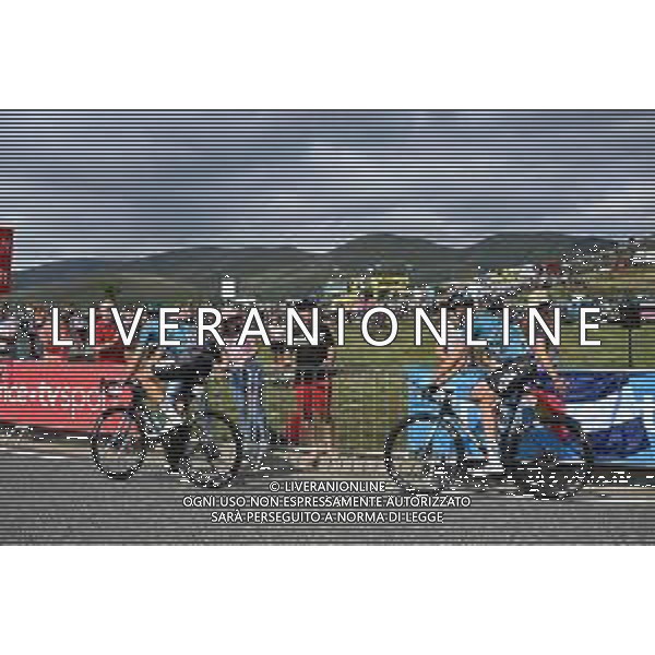 20-07-2022 Tour De France; Tappa 17 Saint Gaudens - Peyragudes; 2022, Bikeexchange - Jayco; Lecroq, Jeremy; Lemoine, Cyril; Peyragudes; ©SIROTTI/AGENZIA ALDO LIVERANI SAS