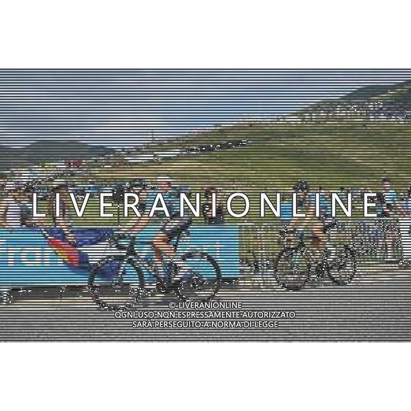20-07-2022 Tour De France; Tappa 17 Saint Gaudens - Peyragudes; 2022, Bikeexchange - Jayco; Lecroq, Jeremy; Lemoine, Cyril; Peyragudes; ©SIROTTI/AGENZIA ALDO LIVERANI SAS