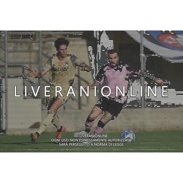 Andrea Cisco (Pisa) e Nicola Valente (Palermo) Pisa vs Palermo Rovetta (BG) 21-07-2022 centro sportivo comunale Marinoni amichevole precampionato foto Roberto Garavaglia/ag. Aldo Liverani sas /AGENZIA ALDO LIVERANI SAS