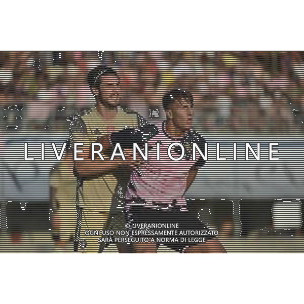 Maxime Leverbe (Pisa) e Giacomop Corona (Palermo) Pisa vs Palermo Rovetta (BG) 21-07-2022 centro sportivo comunale Marinoni amichevole precampionato foto Roberto Garavaglia/ag. Aldo Liverani sas /AGENZIA ALDO LIVERANI SAS