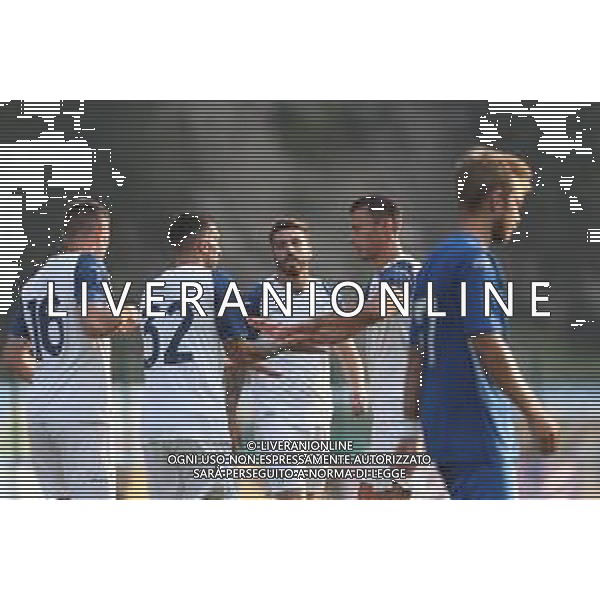LAZIO - PRIMORJE AMICHEVOLE PRECAMPIONATO AURONZO 21.07.2022 NELLA FOTO ESULTANZA LAZIO DOPO IL GOL DI DANILO CATALDI ©P.G. /AGENZIA ALDO LIVERANI SAS