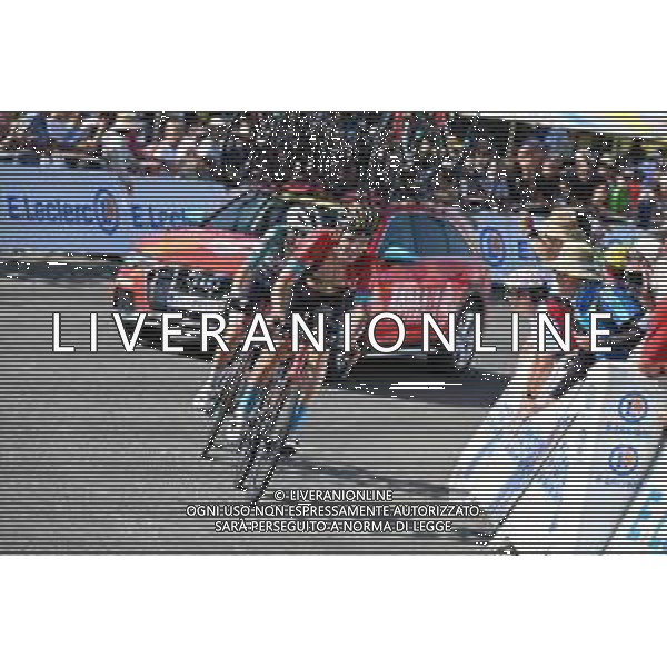 21-07-2022 Tour De France; Tappa 18 Lourdes - Hautacam; 2022, Bahrain - Victorious; Sanchez Leon, Luis Gil; Hautacam; ©SIROTTI/AGENZIA ALDO LIVERANI SAS