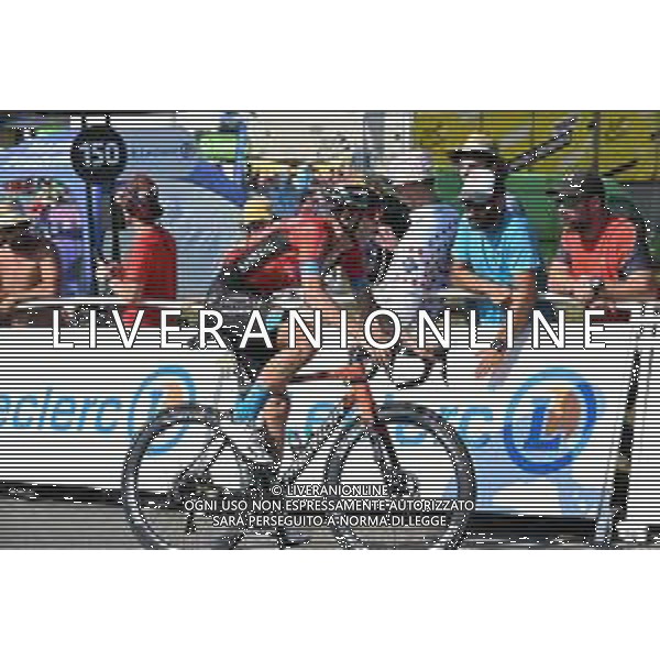 21-07-2022 Tour De France; Tappa 18 Lourdes - Hautacam; 2022, Bahrain - Victorious; Teuns, Dylan; Hautacam; ©SIROTTI/AGENZIA ALDO LIVERANI SAS