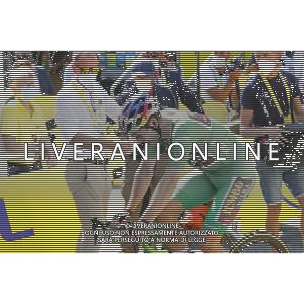 21-07-2022 Tour De France; Tappa 18 Lourdes - Hautacam; 2022, Jumbo - Visma; Van Aert, Wout; Hautacam; ©SIROTTI/AGENZIA ALDO LIVERANI SAS