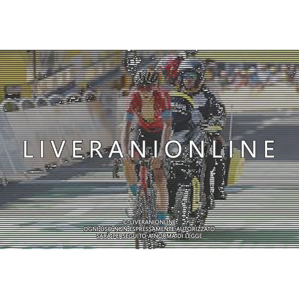 21-07-2022 Tour De France; Tappa 18 Lourdes - Hautacam; 2022, Bahrain - Victorious; Teuns, Dylan; Hautacam; ©SIROTTI/AGENZIA ALDO LIVERANI SAS