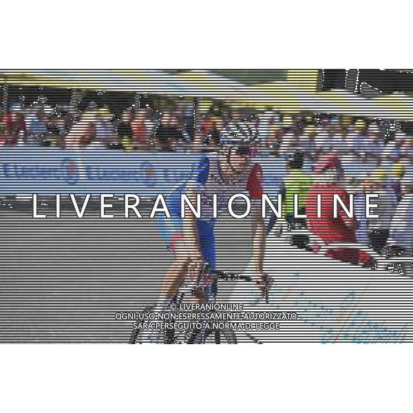 21-07-2022 Tour De France; Tappa 18 Lourdes - Hautacam; 2022, Groupama - Fdj; Geniets, Kevin; Hautacam; ©SIROTTI/AGENZIA ALDO LIVERANI SAS