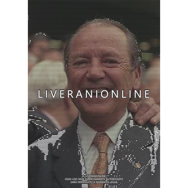 1999 BARCELLONA PARTITA AMICHEVOLE BARCELLONA NAZIONALE BRASILE 2-2 NELLA FOTO Josep Lluís Núñez presidente barcellona calcio AG ALDO LIVERANI SAS