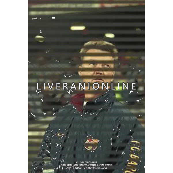 1999 BARCELLONA PARTITA AMICHEVOLE BARCELLONA NAZIONALE BRASILE 2-2 NELLA FOTO LOUIS VAN GAAL ALLENATORE BARCELLONA CALCIO AG ALDO LIVERANI SAS
